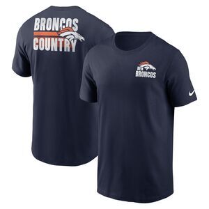 Men's Nike Navy Denver Broncos Blitz Essential T-Shirt S